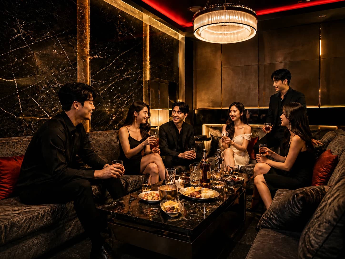 강남 쩜오 구구단 A TEAM — 중요 고객·VIP 접대에 어울리는 프리미엄 룸 분위기 안내 이미지